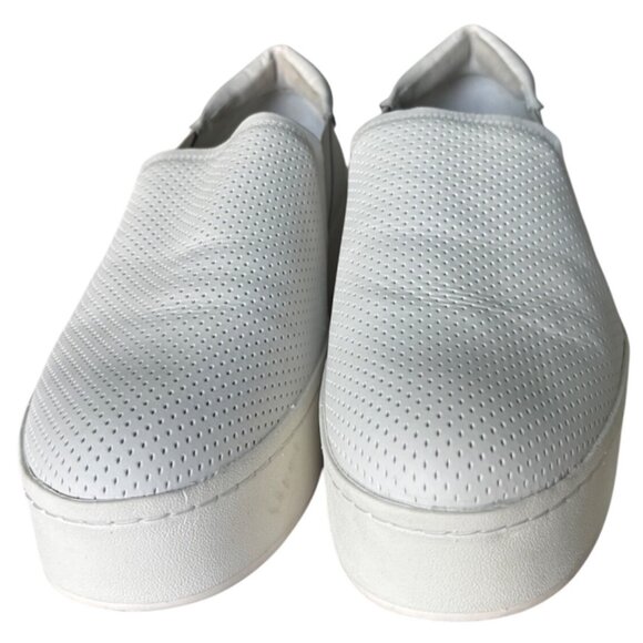 Vince Warren Perforated Platform Sneaker, White, Women's Size 11 NEW - Picture 5 of 6